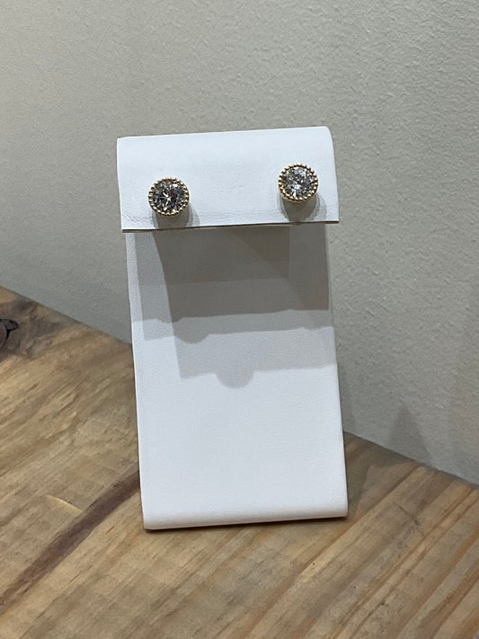 10MM CZ STUD