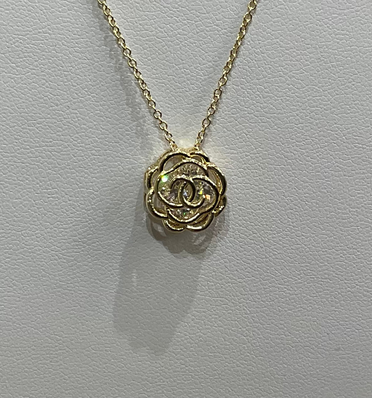 3 CT. IN A ROSE PENDENT
