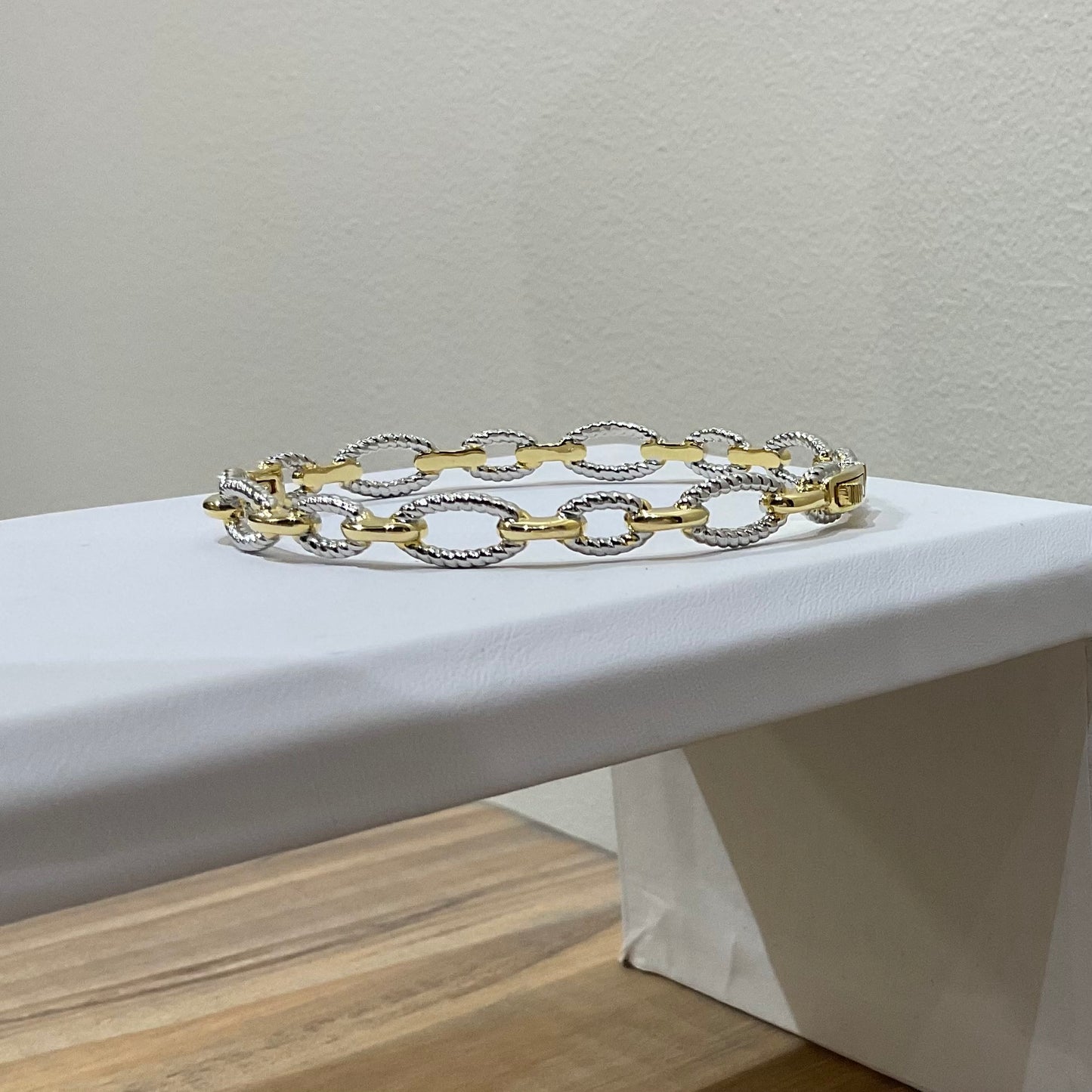 2TONE LINK BANGLE