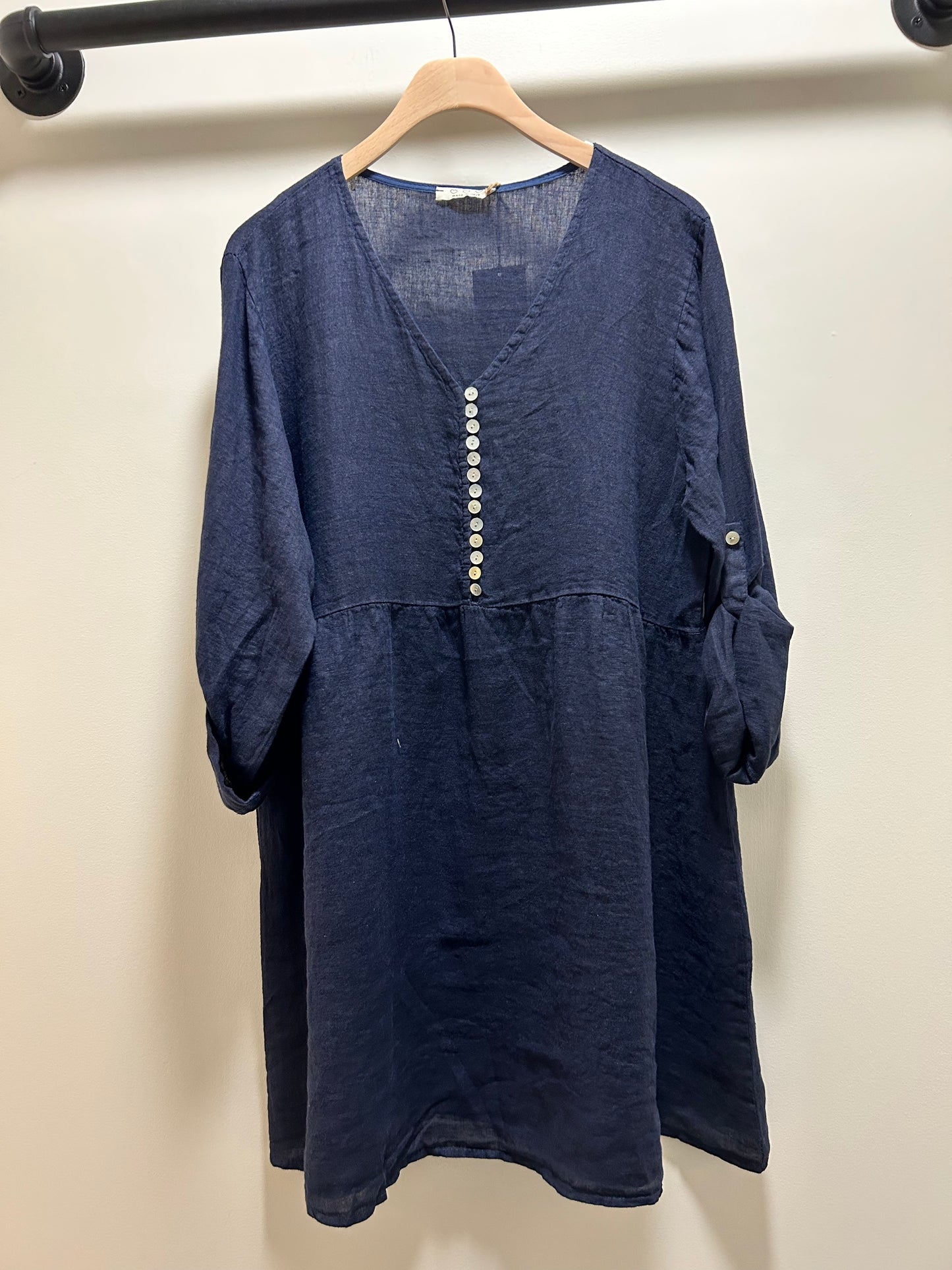 LULU 14 BUTTON DRESS