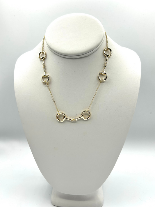 HORSEBIT SECTIONS NECKLACE