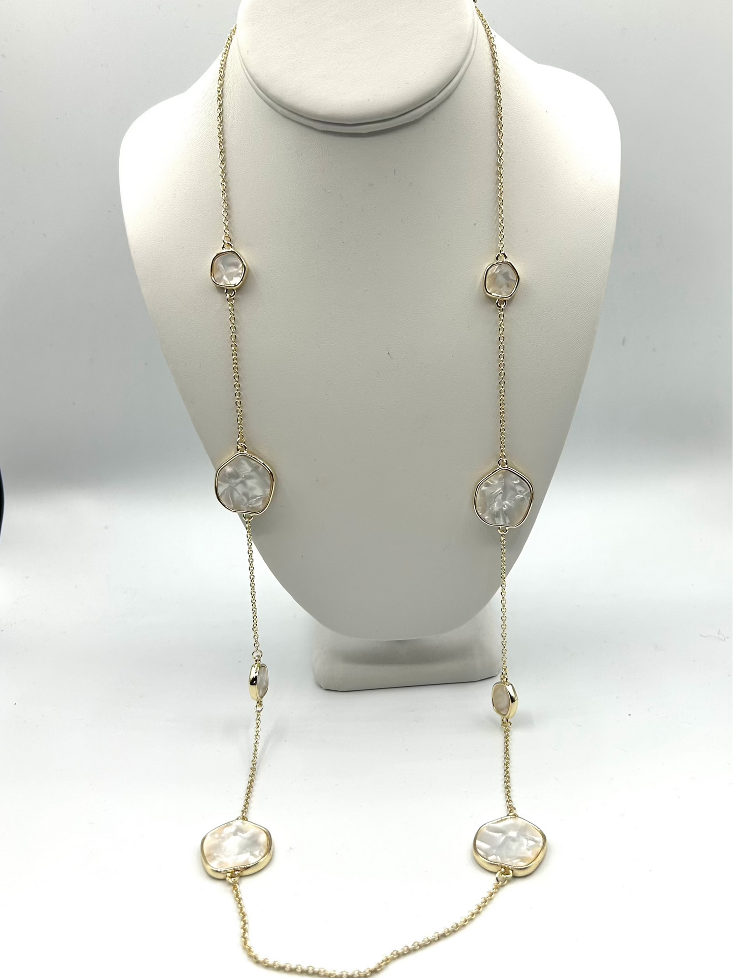 8 MOTHER OF PEARL NECKLACE