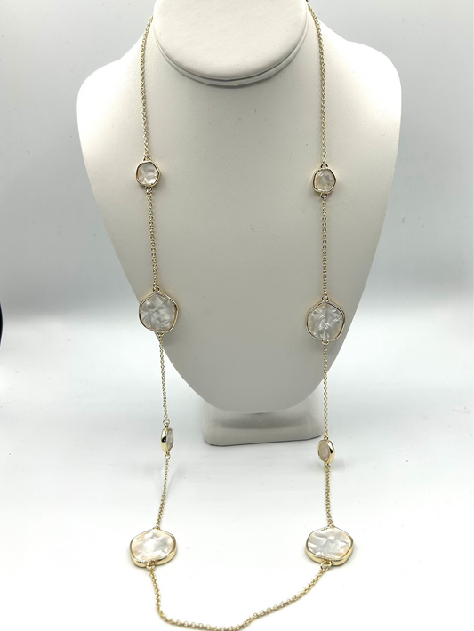 8 MOTHER OF PEARL NECKLACE