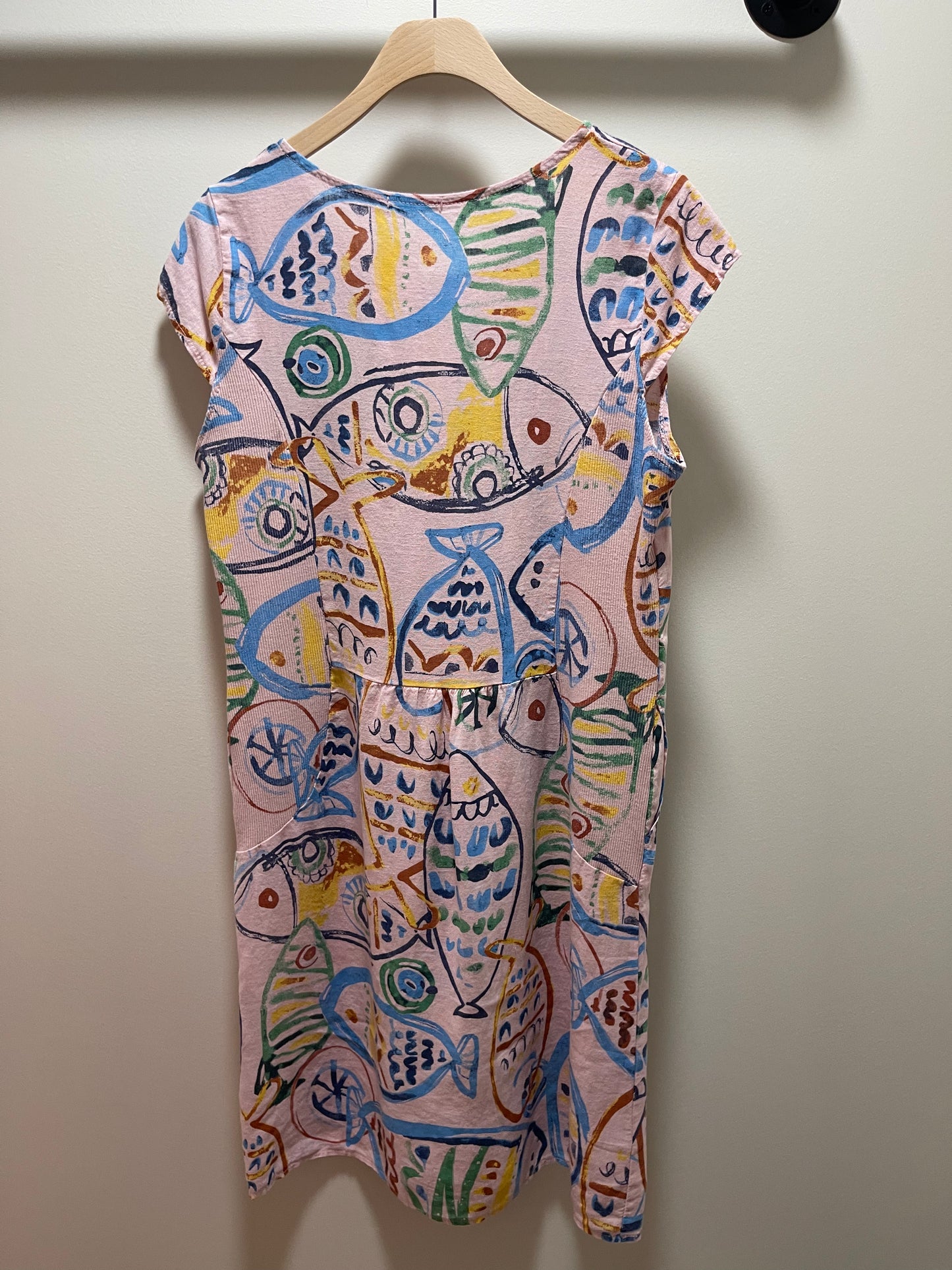 SIDE RIBBED FISH DRESS
