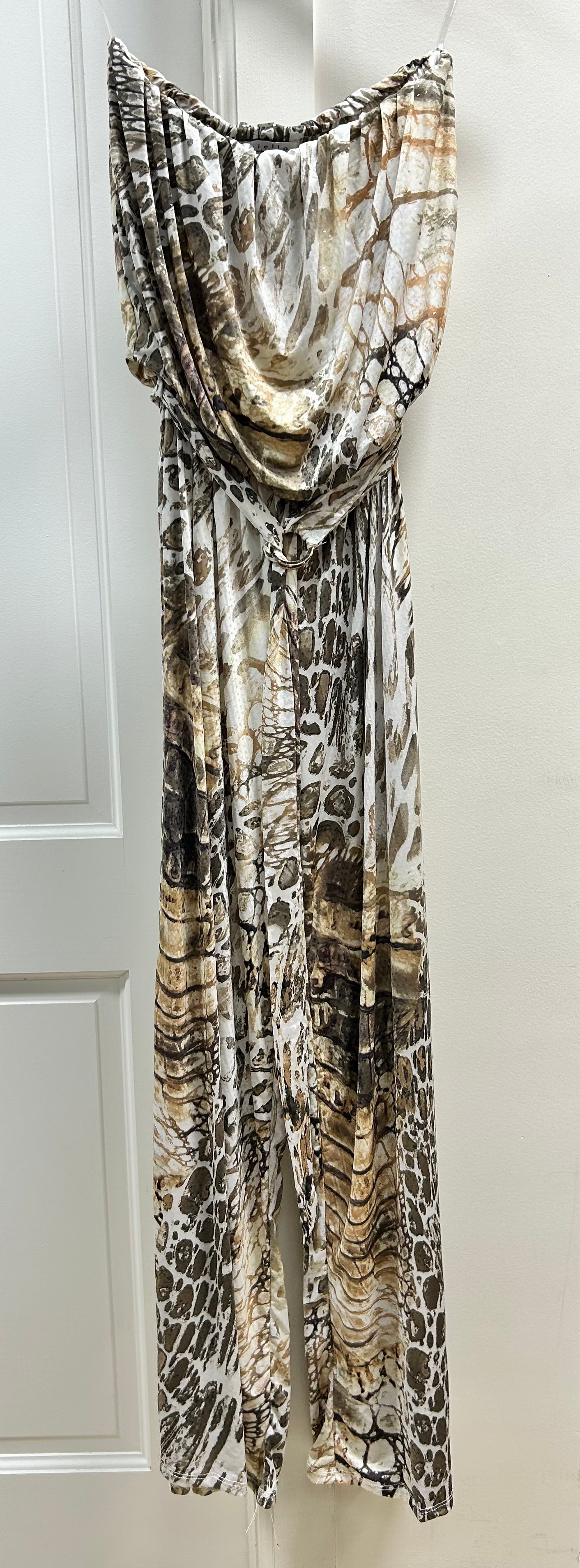 WIDE LEG JUMPSUIT W/BELT