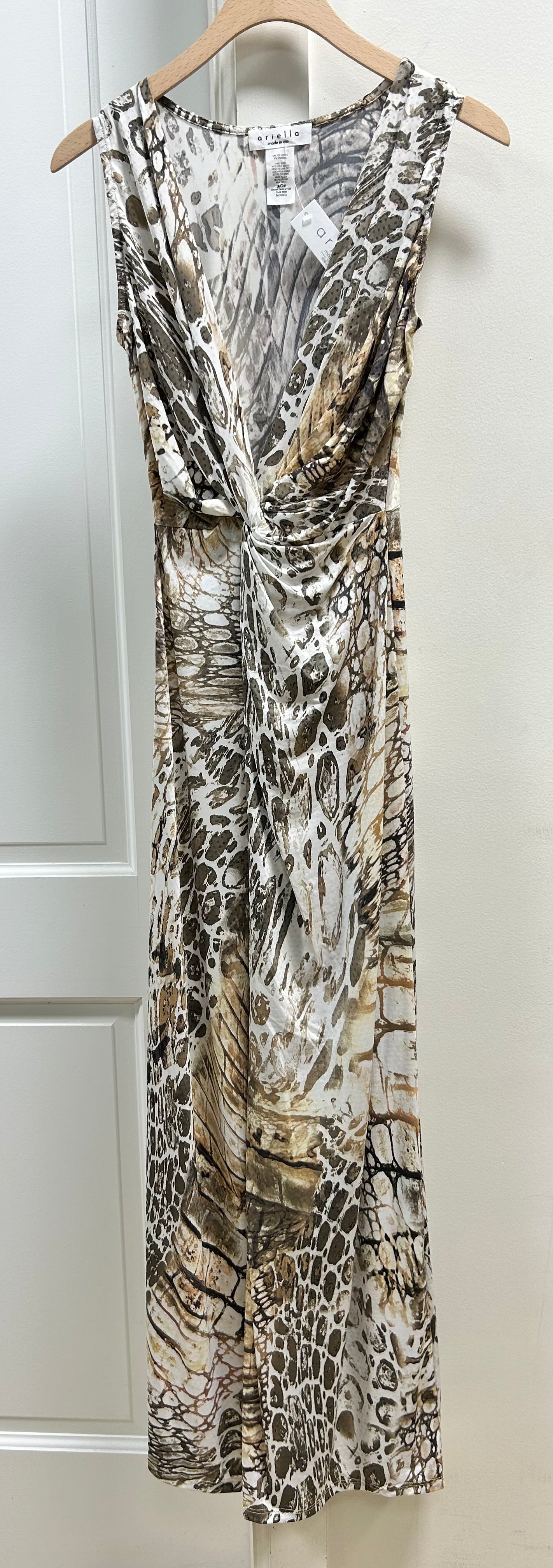 TWIST FRONT MAXI DRESS