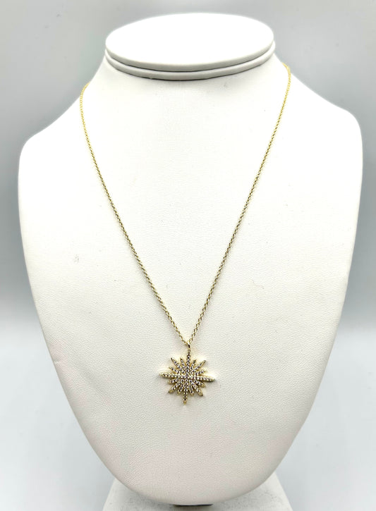 STARBURST PENDANT NECKLACE