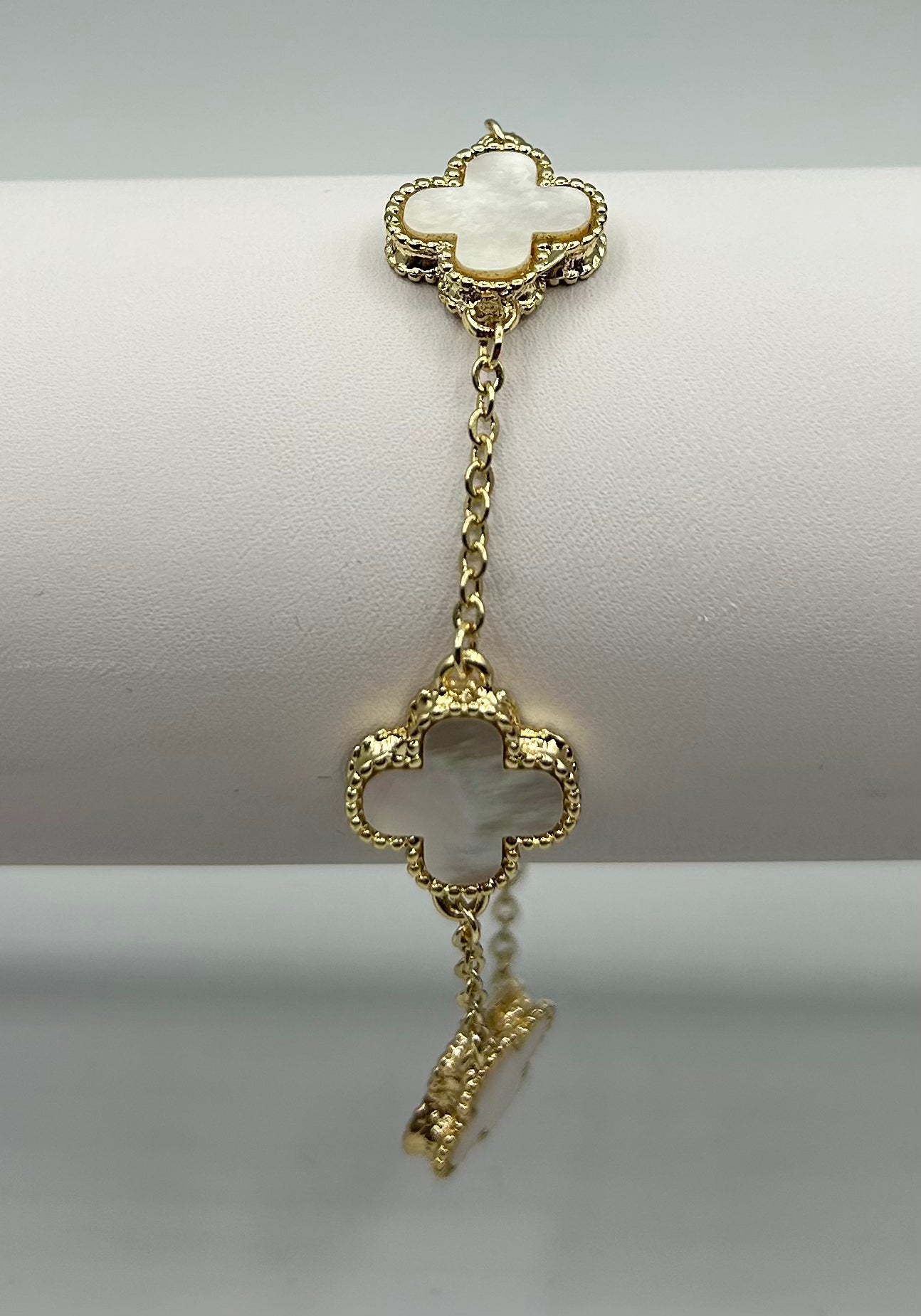 MOP FLOWER 7"+1" BRACELET