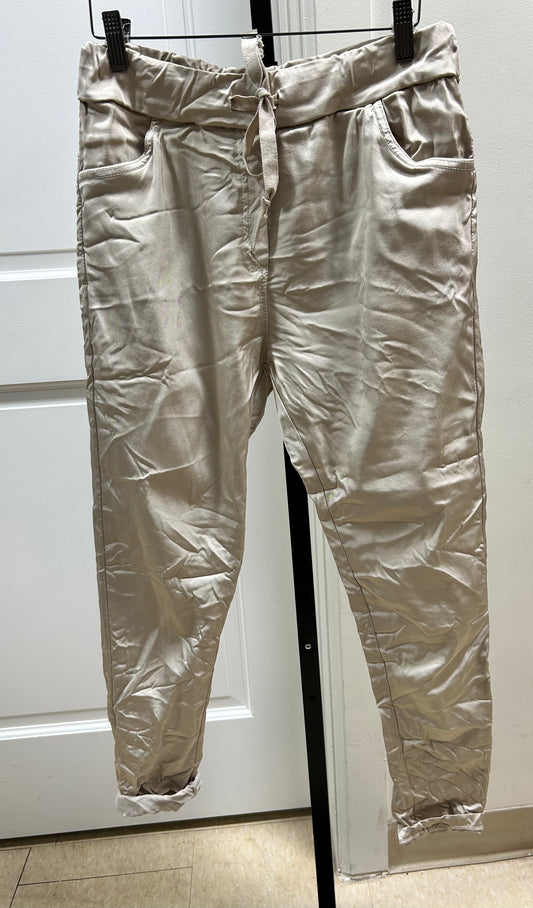SHINY JOGGERS