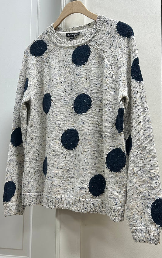 RAGLAN DOTS SWEATER
