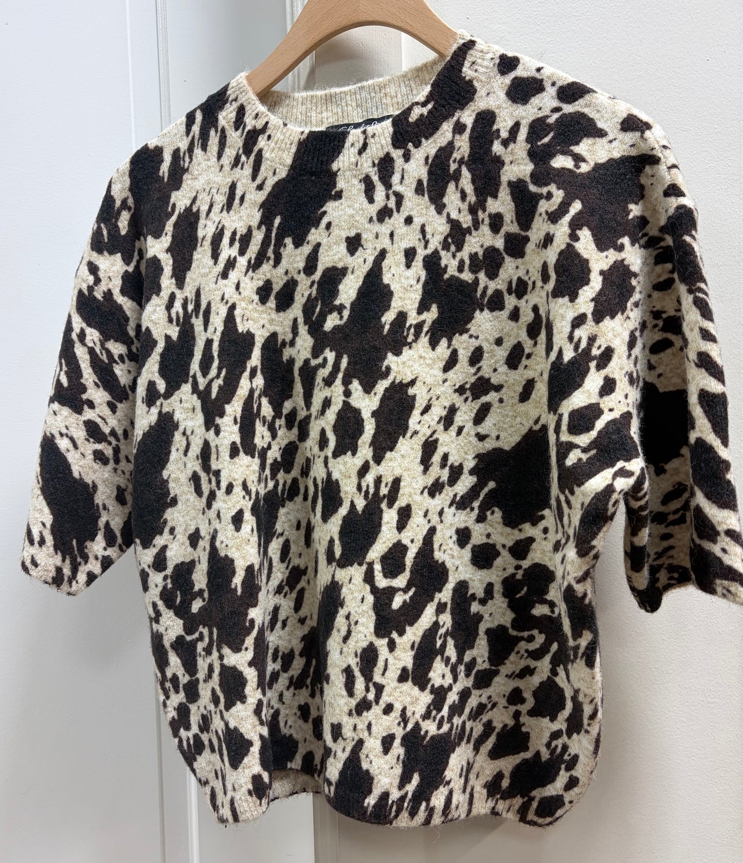BALLOON ELBOW SLEEVE SWEATER