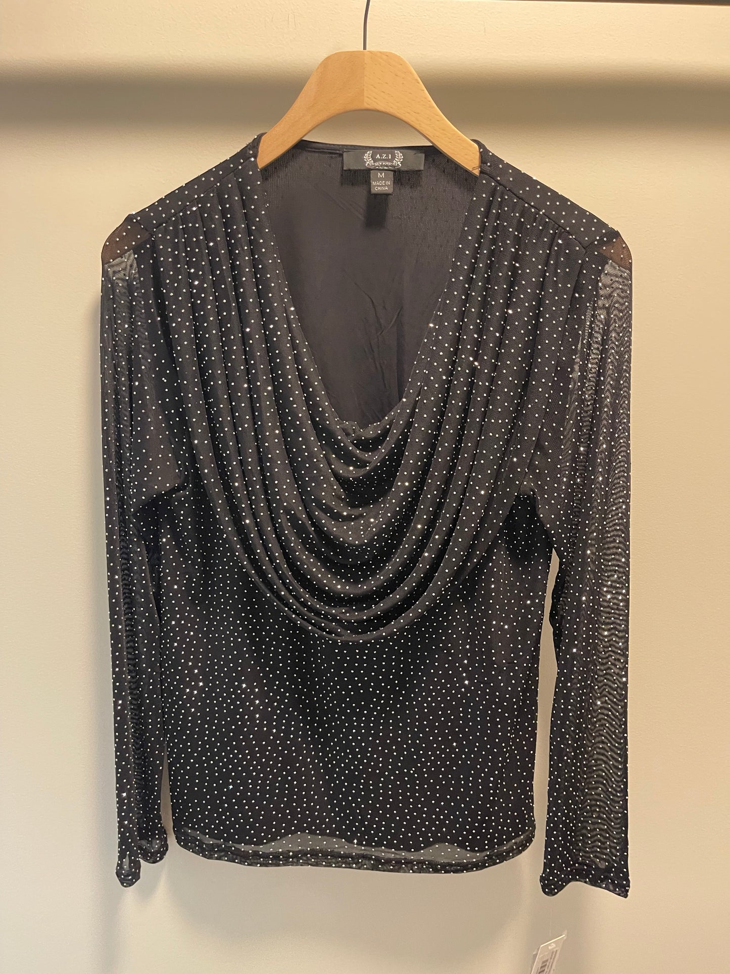 KIRSTEN DRAPE NECK TOP