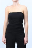 MAXIMA STRAPLESS RUCHED JUMPSUIT