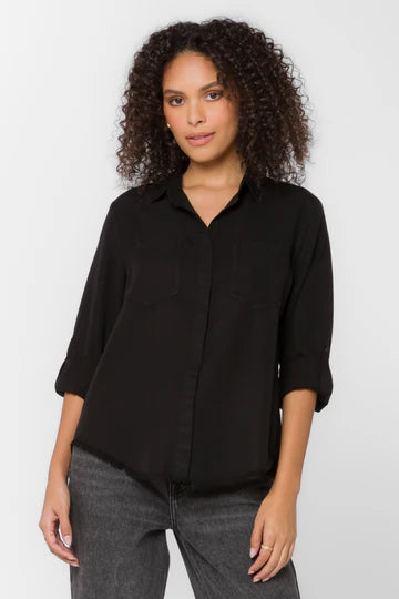 RILEY BUTTON UP TOP