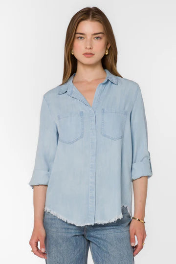 RILEY BUTTON UP TOP