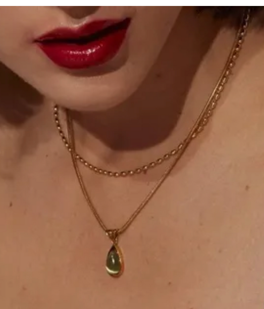 WATER DROP LAYER NECKLACE