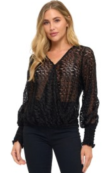 SURPLICE TOP