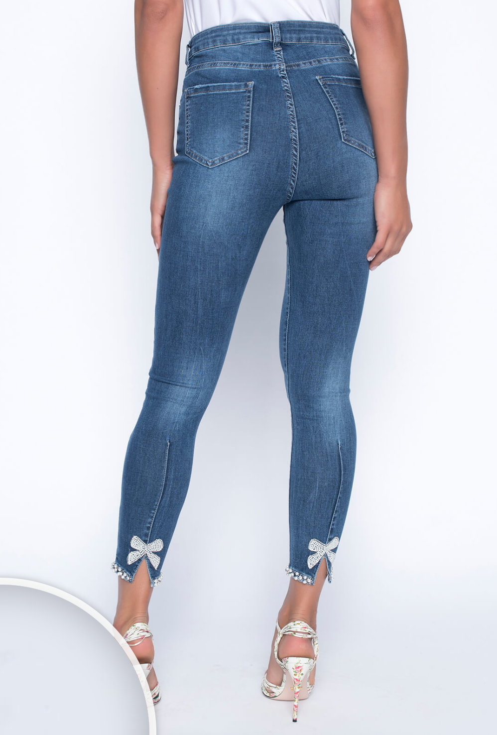 PEARL BOW JEAN