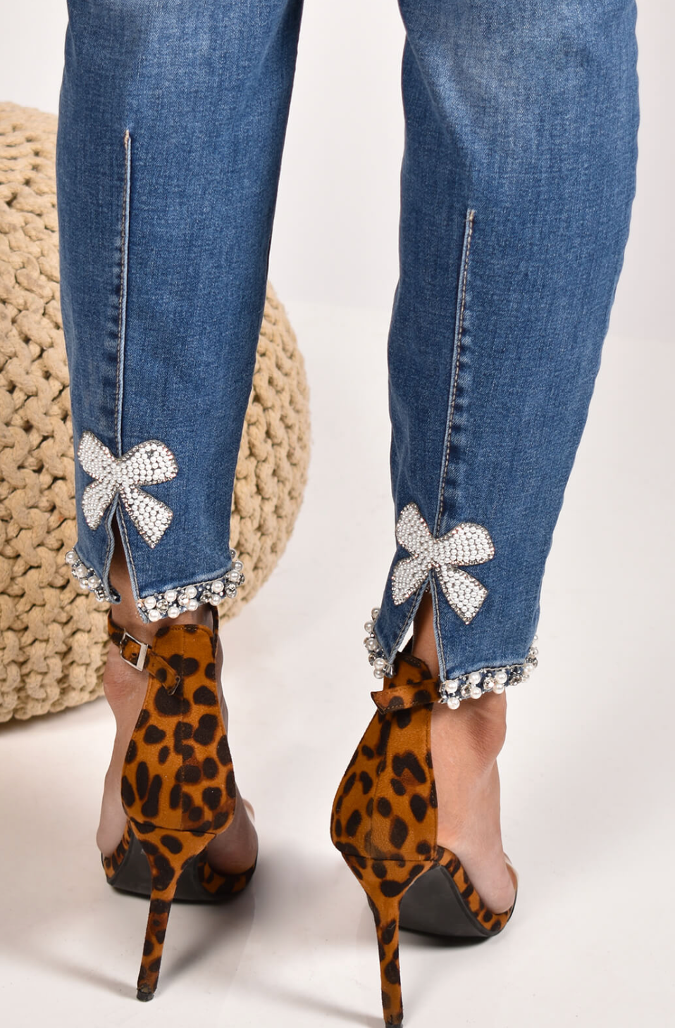 PEARL BOW JEAN