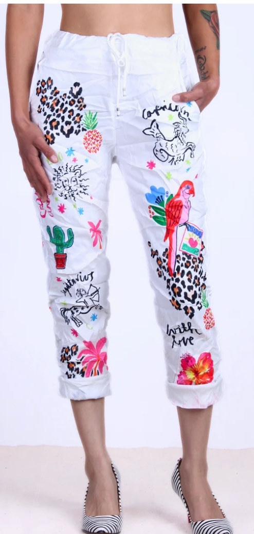 GENEVIV ZODIAC CUFFED PANT