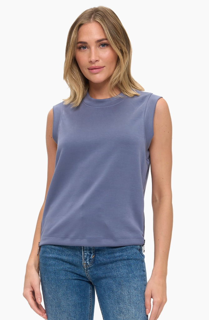 SCUBA ZIPPER TANK TOP