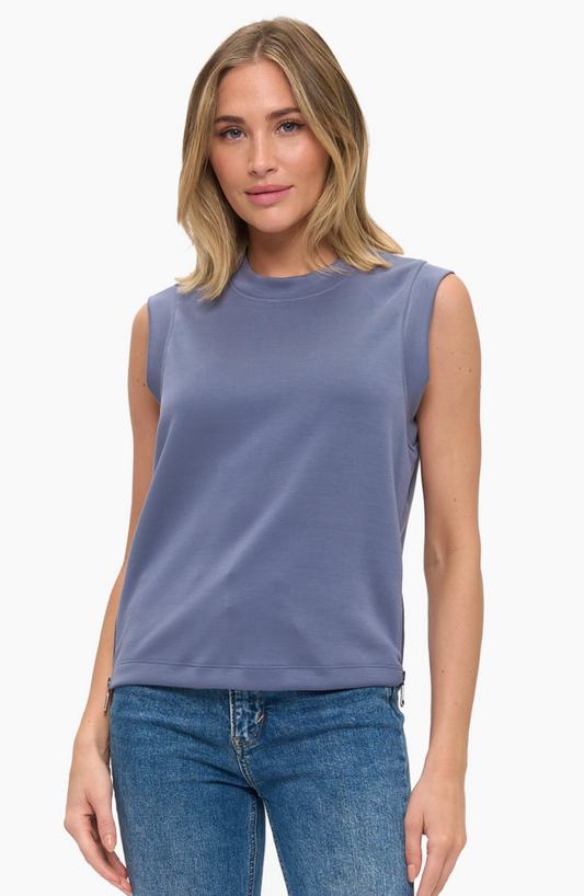 SCUBA ZIPPER TANK TOP