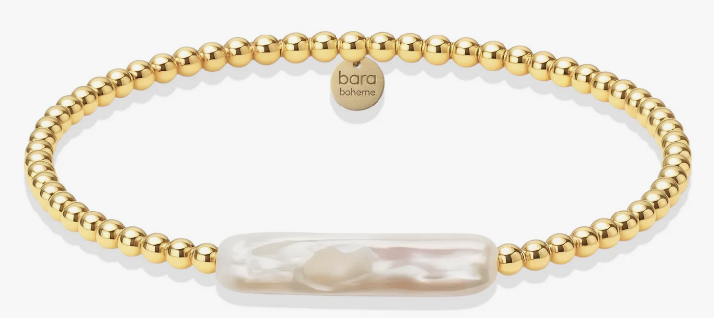 Chrishell Pearl Beaded Bracelet