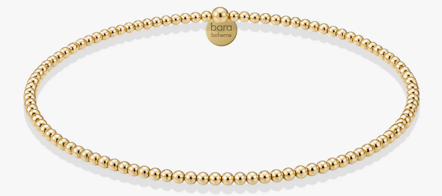 Classic 2mm Beaded Bracelet