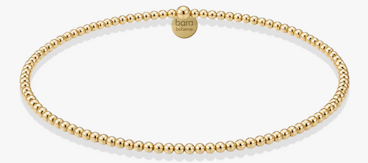 Classic 2mm Beaded Bracelet