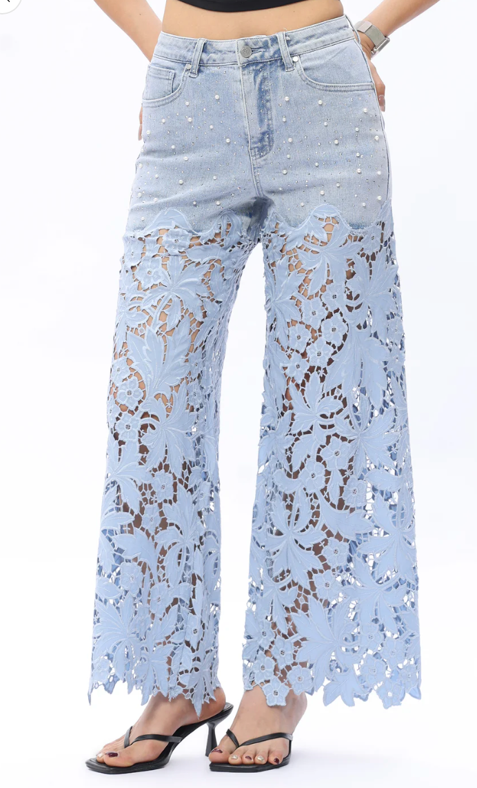 NEW YORK 30 LACE JEANS