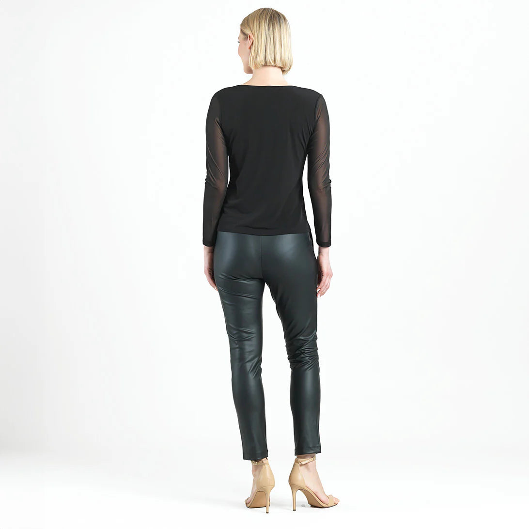 LONG MESH SLEEVE TOP