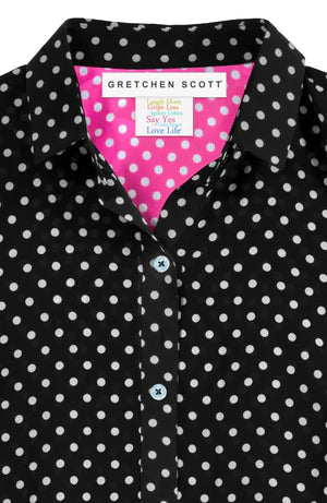BOYFRIEND SHIRT POLKA DOT
