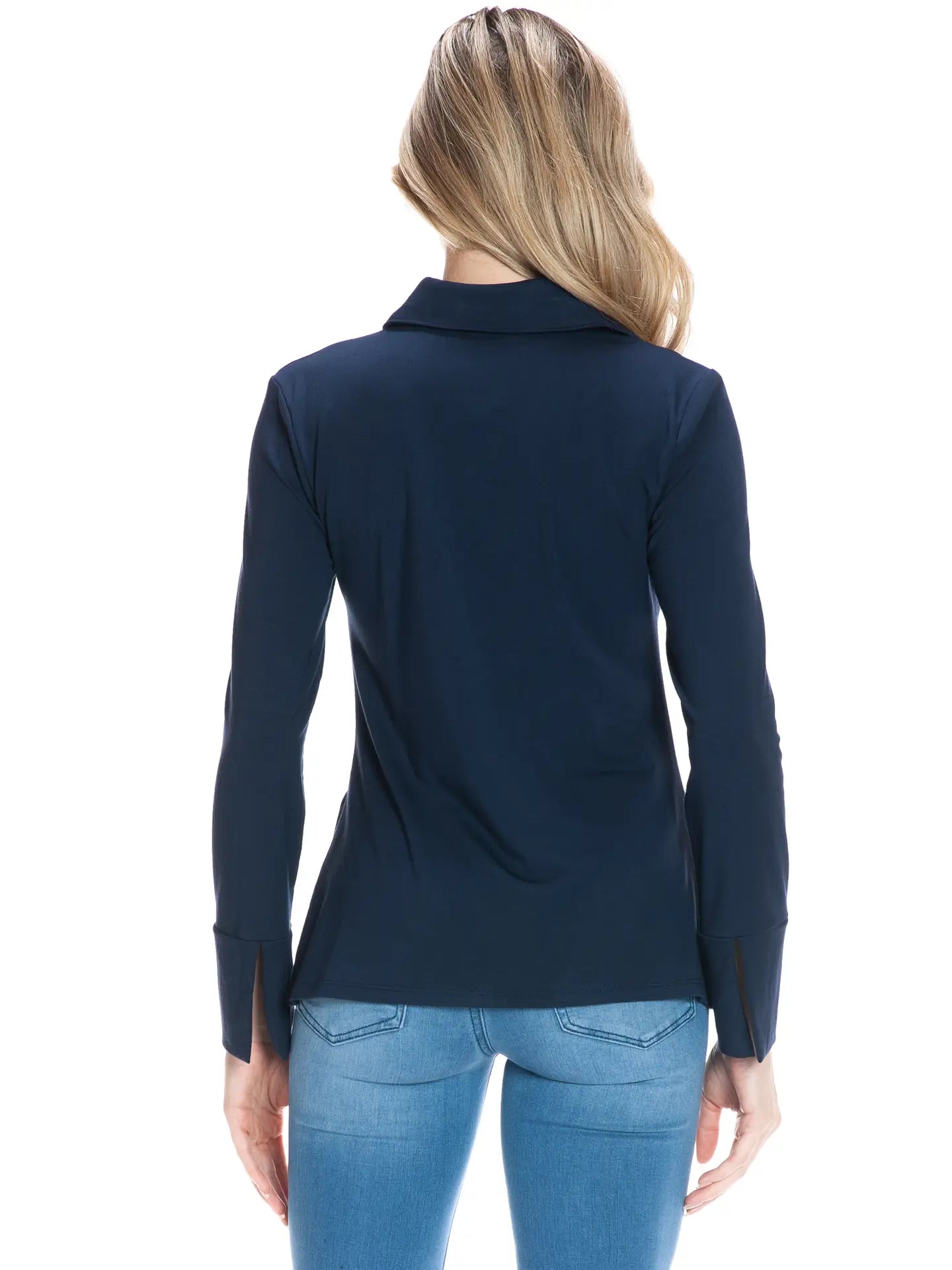 Modal Stretch Button-Up Top