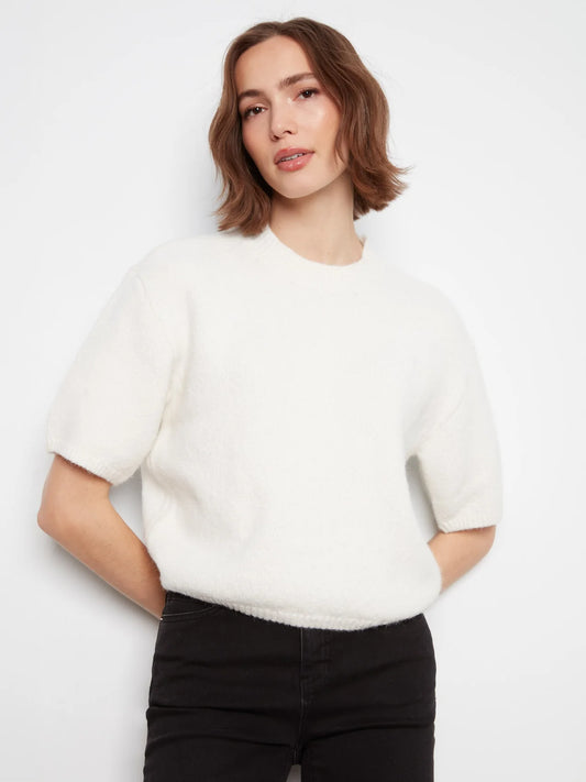 BALLOON ELBOW SLEEVE SWEATER