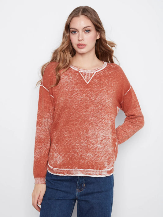 COTTON CREW NECK SWAETER