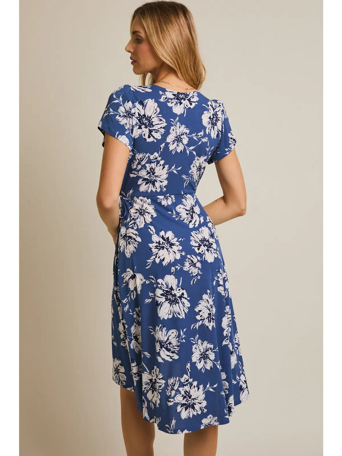 TULIP WAIST TIE MINI DRESS