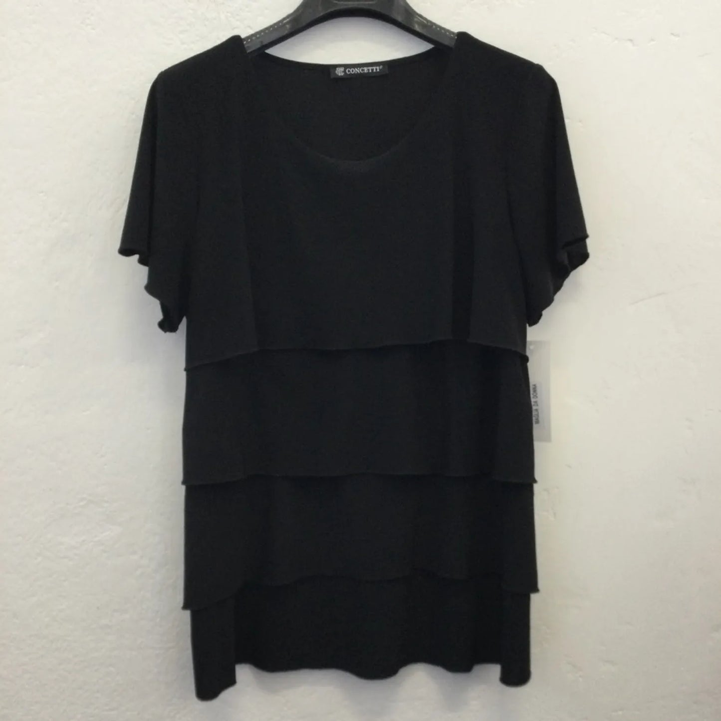 SHORT SLEEVE LAYERED TOP