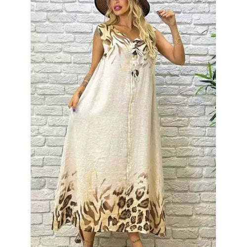 2 COCONUT BUTTON TANK DRESS
