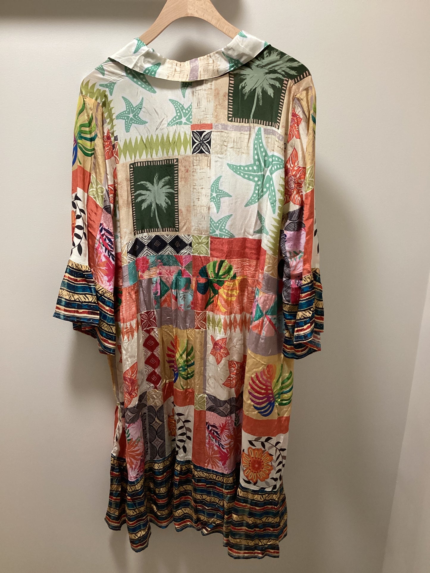 SILK BUTTON DOWN DRESS