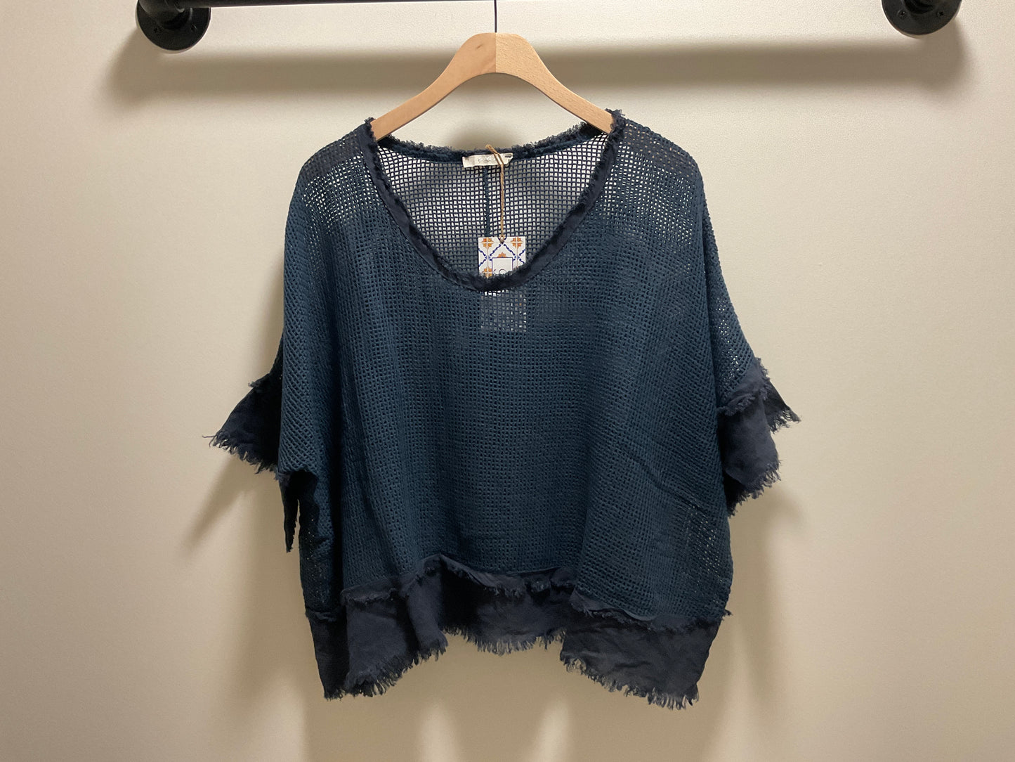 MESH RAW EDGE TOP