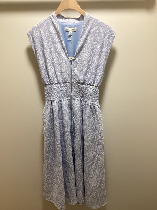 FRONT ZIP MIDI DRESS