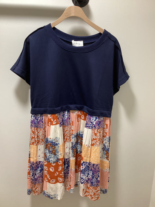 FLORAL PATCHWORK DRESS