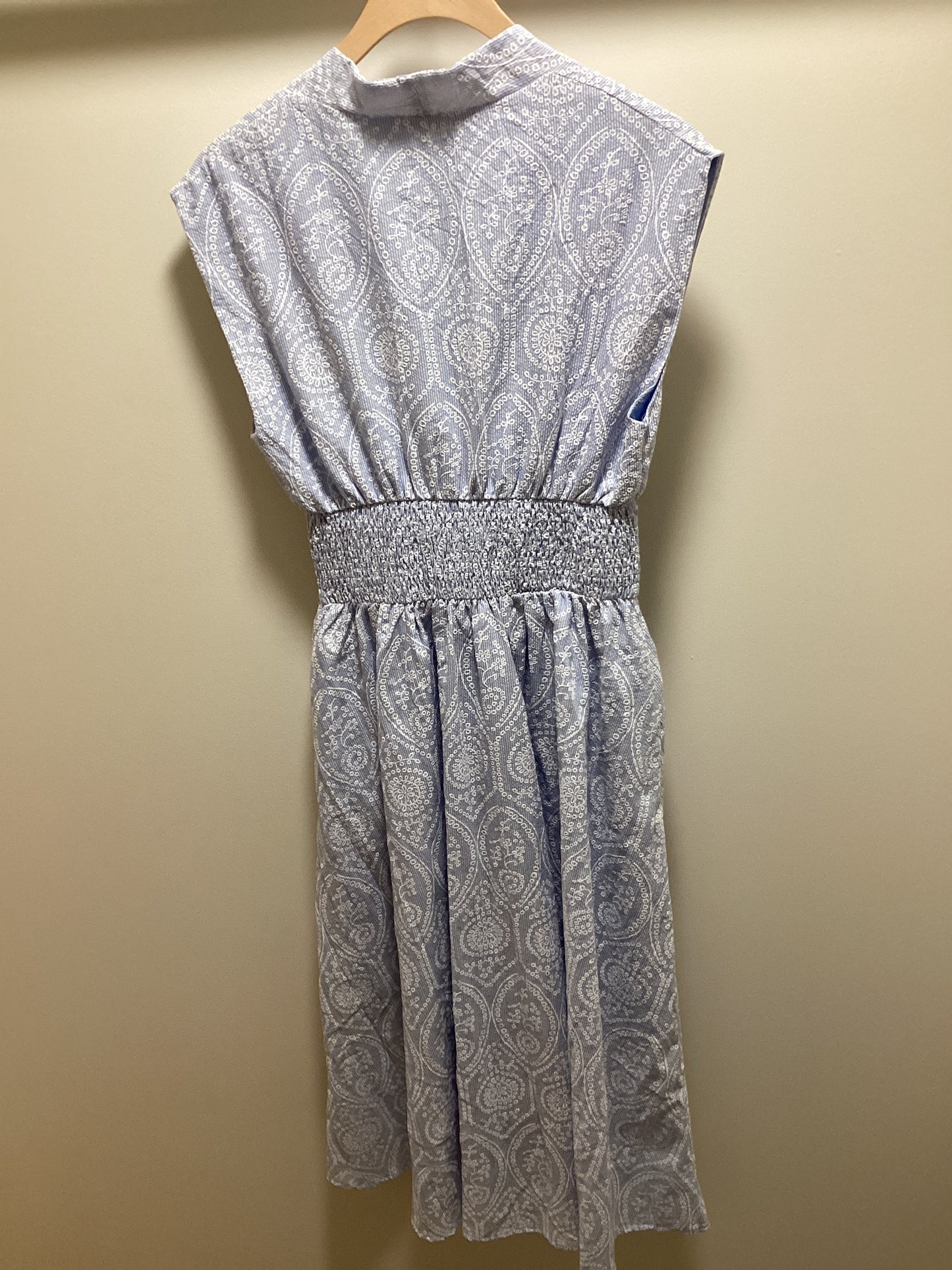 FRONT ZIP MIDI DRESS