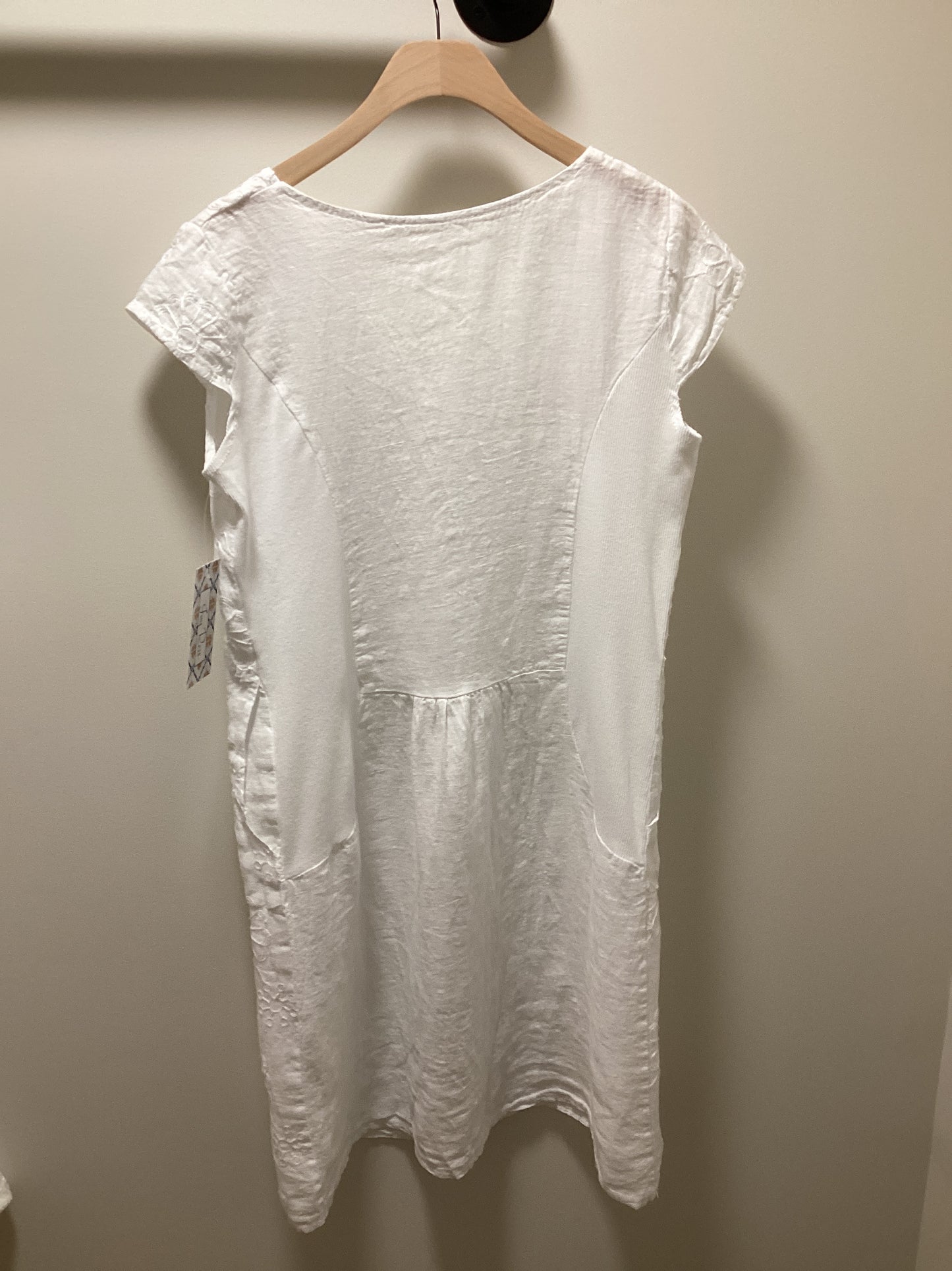 SIDE RIB VNECK DRESS