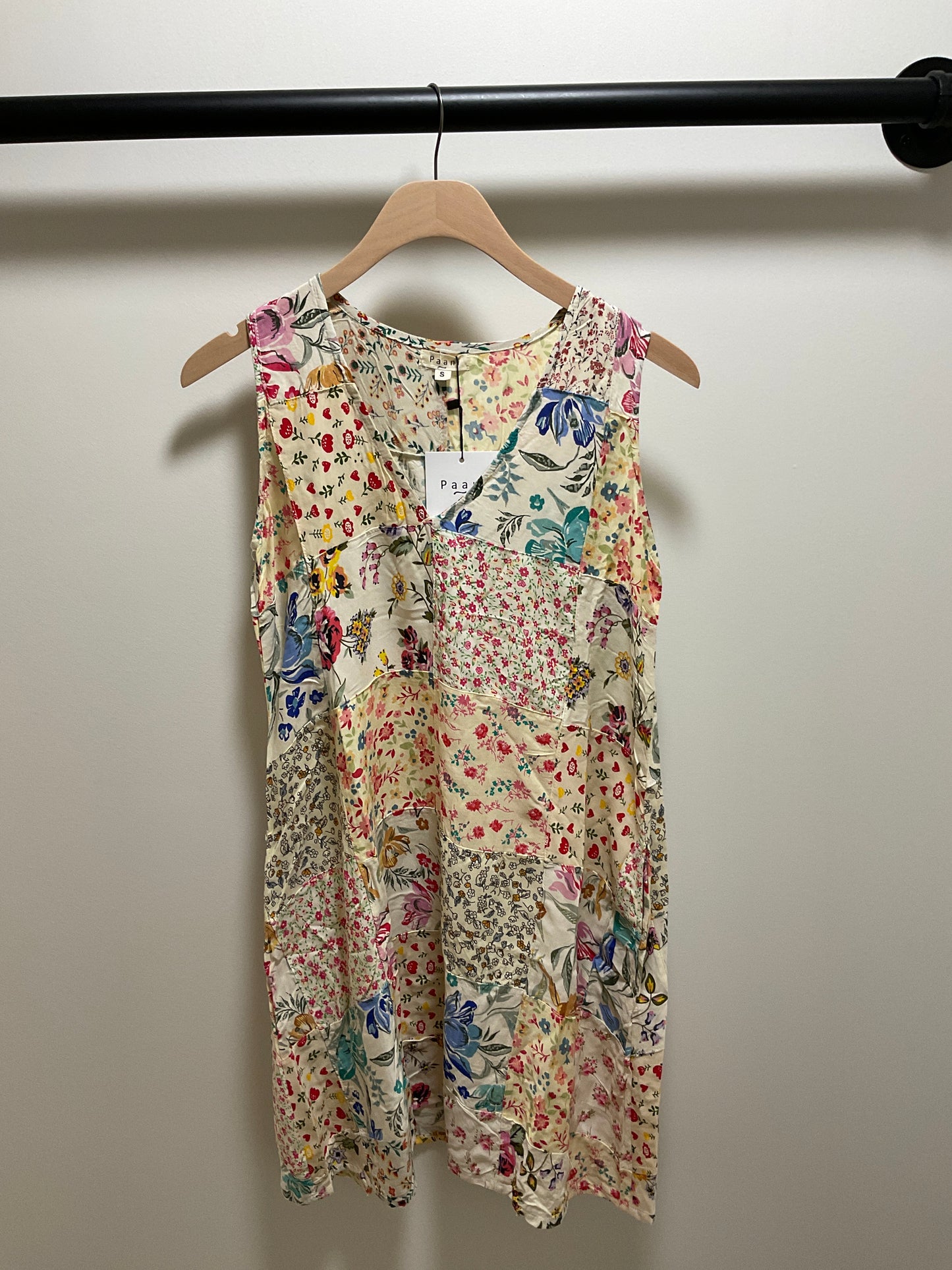 PATCHWORK SHIFT DRESS